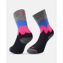 Uniseksowe skarpetki trekkingowe Kilpi NORS-U. Niebieskie skarpetki damskie Kilpi, bez wzorów. Za 125.12 zł.