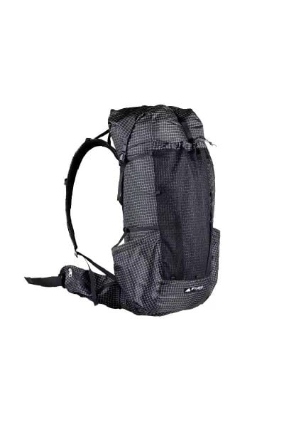 Plecak trekkingowy 46+10L Qidian Pro 45. Czarne plecaki damskie 3F UL GEAR, bez wzorów, z materiału. Za 449.99 zł.
