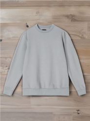Bluza basic - niebieski. Niebieskie bluzy bez kaptura męskie Sinsay, l. W wyprzedaży za 19.99 zł.