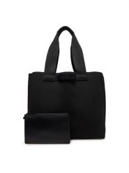 Calvin Klein Torba Ck Ease E/W Tote Knit K50K512892 Czarny. Czarne torby męskie na ramię CALVIN KLEIN, bez wzorów, z materiału, na ramię. Za 469.99 zł.
