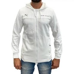 Bluza Męska Motorsport BMW Z Pełnym Zamkiem Błyskawicznym. Białe bluzy bez kaptura męskie Puma, m. Za 328.99 zł.