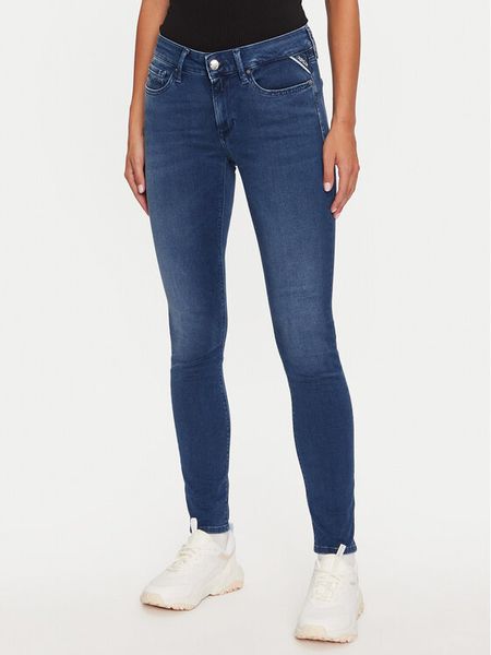 REPLAY Jeansy WH689 .000.817 743 Niebieski Skinny Fit. Niebieskie jeansy damskie Replay. Za 299.99 zł.