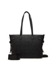 Valentino Torebka Samba Re VBS8ZG01 Czarny. Czarne torebki klasyczne damskie Valentino, bez wzorów, ze skóry, bez dodatków. Za 439.99 zł.