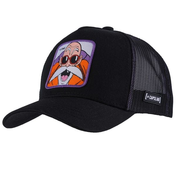 Czapka z daszkiem Capslab Dragon Ball Z Kame Manga Trucker CL/DBZ/1/KAMC. Czarne czapki męskie CapsLab, bez wzorów. Za 169.16 zł.