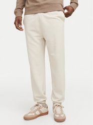 Jack & Jones Spodnie dresowe Morgan 12257964 Beżowy Regular Fit. Brązowe spodnie dresowe męskie Jack & Jones, bez wzorów, z bawełny. Za 119.99 zł.