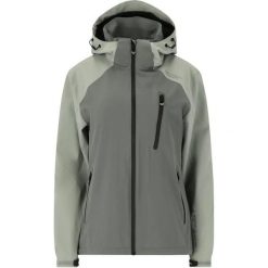 Damska kurtka wodoodporna Weather Report Camelia. Zielone kurtki damskie Weather Report, bez wzorów, bez kaptura. Za 376.50 zł.