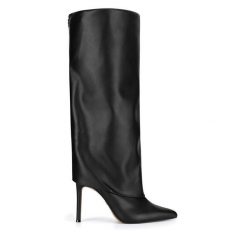 Kozaki Nine West. Czarne kozaki damskie Nine West, bez obcasa, na szpilce. Za 379.99 zł.