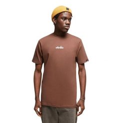 Koszulka Ellesse Ollio. Brązowe t-shirty damskie Ellesse, xs, bez wzorów, bez kołnierzyka. Za 122.50 zł.