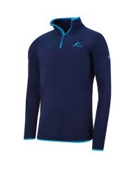 Westfjord Bluza polarowa "Hekla" w kolorze granatowo-turkusowym rozmiar: XL. Niebieskie bluzy bez kaptura męskie Westfjord, xl, z materiału. Za 100.52 zł.