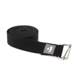 Pasek do jogi Bodhi Asana belt XL 3m - czarny. Czarne paski damskie BODHI, bez wzorów, sportowe. Za 49.99 zł.