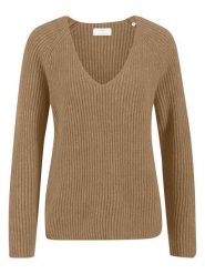 FYNCH-HATTON Sweter w kolorze karmelowym rozmiar: L. Brązowe swetry klasyczne damskie Fynch-Hatton, l, z wełny, bez kołnierzyka. Za 130.99 zł.