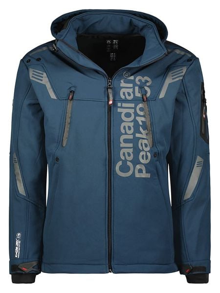 Canadian Peak Kurtka softshellowa "Talenteak" w kolorze granatowym rozmiar: S. Niebieskie kurtki outdoor męskie Canadian Peak, s, bez wzorów, bez kaptura. Za 157.35 zł.