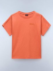 NAPAPIJRY Koszulka "Eclair" w kolorze pomarańczowym rozmiar: M. Pomarańczowe t-shirty damskie NAPAPIJRY, m, bez wzorów, z bawełny, bez kołnierzyka. Za 100.99 zł.