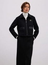 BGN Kurtka przejściowa w kolorze czarnym rozmiar: 38. Czarne kurtki damskie BGN, bez wzorów, z wełny, bez kaptura. Za 173.99 zł.