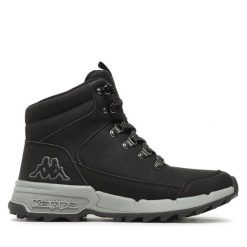 Trapery Kappa. Czarne buty zimowe męskie Kappa, bez zapięcia. Za 229.99 zł.