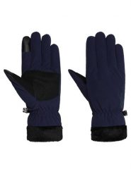 Jack Wolfskin Rękawiczki funkcyjne "Highloft" w kolorze granatowym rozmiar: XS. Niebieskie rękawiczki damskie Jack Wolfskin, bez wzorów, z polaru. Za 171.68 zł.