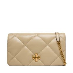 Torebka Tory Burch. Brązowe listonoszki damskie Tory Burch, bez wzorów, bez dodatków. Za 2,119.00 zł.