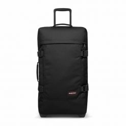 Torba podróżna Eastpak Tranverz M. Czarne torebki klasyczne damskie Eastpak, bez wzorów, z poliesteru, duże, bez dodatków. Za 777.50 zł.