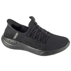 Buty sportowe Sneakersy damskie, Slip-ins: Sport - Ballet Chic. Czarne buty sportowe na co dzień damskie Skechers, bez wzorów, trekkingowe. Za 329.99 zł.