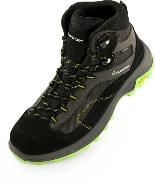Buty męskie trekkingowe wodoodporne Garsport AVERAU MID. Szare buty trekkingowe męskie GARSPORT, z materiału, bez zapięcia, outdoorowe. Za 268.00 zł.