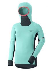 DYNAFIT Bluza funkcyjna "Alpine" w kolorze turkusowym rozmiar: M. Niebieskie bluzy sportowe damskie Dynafit, m, z materiału. Za 260.99 zł.