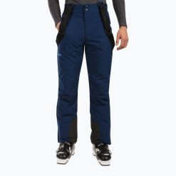 Spodnie narciarskie męskie Kilpi Mimas. Niebieskie spodnie materiałowe męskie Kilpi, bez wzorów, z materiału, sportowe. Za 349.99 zł.