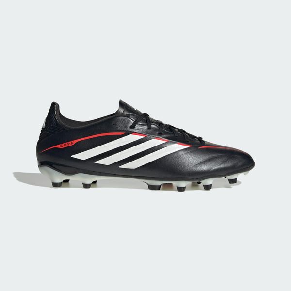 Buty piłkarskie na naturalną nawierzchnię COPA PURE IV LEAGUE. Białe buty wizytowe męskie Adidas, z materiału, bez zapięcia. Za 369.00 zł.