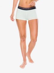 Bokserki termoaktywne damskie Ortovox 185 Rock'N'Wool Hot Pants. Zielone bokserki i panty damskie ORTOVOX, l, bez wzorów, z materiału. Za 214.49 zł.