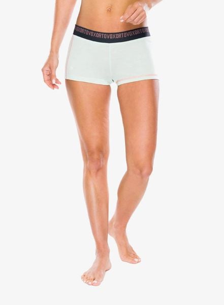 Bokserki termoaktywne damskie Ortovox 185 Rock'N'Wool Hot Pants. Zielone bokserki i panty damskie ORTOVOX, l, bez wzorów, z materiału. Za 214.49 zł.