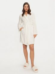Hunkemöller Szlafrok 206543 Biały. Białe szlafroki damskie Hunkemöller, l, bez wzorów, z syntetyku. Za 139.99 zł.