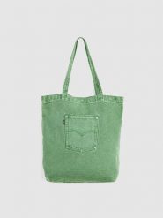 Levi's Shopper bag w kolorze zielonym rozmiar: onesize. Zielone shopper bag damskie Levi's, bez wzorów, z bawełny, na ramię, bez dodatków. Za 98.95 zł.