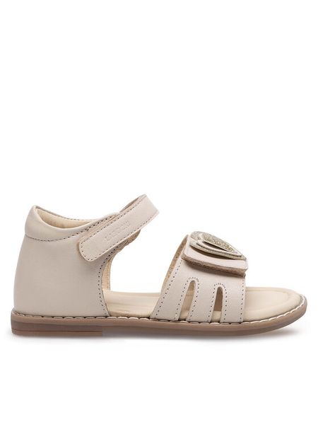 Lasocki Kids Sandały PATI 3421-A Biały. Białe sandały dziewczęce Lasocki Kids, ze skóry, bez zapięcia. Za 129.99 zł.