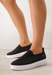 Czarne Tenisówki z Siateczki na Niskiej Platformie Helelin. Czarne trampki i tenisówki damskie Renee, bez wzorów. Za 69.99 zł.