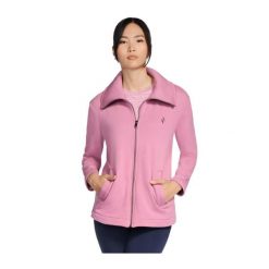 Bluza damska Skechers różowa GOSNUGGLE TUNIC FZ JACKET JA214-ROS. Czerwone bluzy bez kaptura damskie Skechers. Za 229.99 zł.