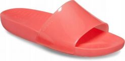 Klapki Dla Dorosłych Crocs Splash Glossy Slide. Czerwone klapki i japonki męskie Crocs, z materiału. Za 99.99 zł.