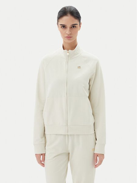 EA7 Emporio Armani Bluza 7W000077 AF13135 U1112 Beżowy Regular Fit. Brązowe bluzy bez kaptura damskie EA7 Emporio Armani, l, z bawełny. Za 479.99 zł.