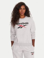 Reebok Bluza RK25169CCW Szary Regular Fit. Szare bluzy bez kaptura damskie Reebok, s, z bawełny. Za 199.99 zł.