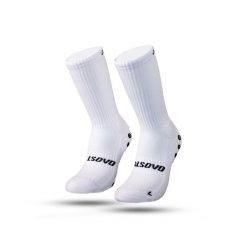 CALSOVO - Skarpetki z gripem - Antypoślizgowe - Jeden rozmiar - Piłka nożna. Czerwone skarpetki damskie CALSOVO, bez wzorów, z bawełny. Za 63.99 zł.