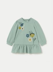 Mayoral Sukienka codzienna 2924 Zielony Regular Fit. Zielone sukienki dziewczęce Mayoral, bez wzorów, z bawełny, bez ramiączek. Za 69.99 zł.