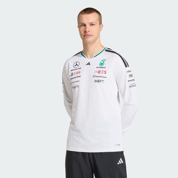 Koszulka Z Długim Rękawem Mercedes - Amg Petronas Formula 1 Team Driver Jersey. Białe koszulki męskie z długim rękawem Adidas, z jersey. Za 569.00 zł.