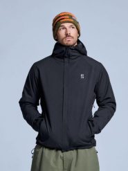 Kurtka narciarska męska – Arctic 2L ocieplana – Czarna. Czarne kurtki narciarskie i snowboardowe damskie POEDERBAAS, l, bez wzorów, z poliesteru, bez kaptura, narciarskie. Za 807.02 zł.