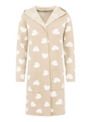 Zwillingsherz Kardigan w kolorze beżowym rozmiar: S/M. Brązowe kardigany damskie Zwillingsherz, m, bez wzorów. Za 165.71 zł.