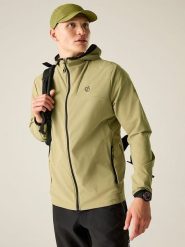 Dare 2b Kurtka softshellowa "Endurance" w kolorze khaki rozmiar: XL. Brązowe kurtki outdoor męskie Dare 2b, xl, bez wzorów, bez kaptura. Za 149.66 zł.