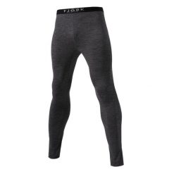 Męskie legginsy termoaktywne ze 100% wełny merynosów - Finn 210. Szare bielizna termoaktywna męska FJORK MERINO, m, bez wzorów, z wełny. W wyprzedaży za 239.00 zł.