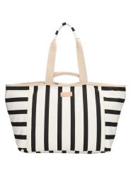 ZEBRA Torba plażowa "Richelle" w kolorze czarno-białym - 65 x 35 x 24 cm rozmiar: onesize. Białe torebki klasyczne damskie ZEBRA, bez wzorów, z materiału, bez dodatków. Za 154.79 zł.