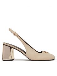 Furla Czółenka Blallet YJ43BAL-A.0496-3910S-1-007-20-AL-3900 S Beżowy. Brązowe czółenka damskie Furla, bez wzorów, ze skóry, bez obcasa. Za 739.99 zł.
