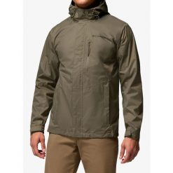 Kurtka Columbia Pouring Adventure III Jacket. Brązowe kurtki męskie Columbia, bez wzorów, sportowe, bez kaptura. Za 414.69 zł.