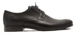 Wygodne czarne eleganckie buty męskie T33. Czarne buty wizytowe męskie Modini Moda Męska, ze skóry, bez zapięcia. W wyprzedaży za 324.00 zł.