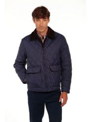 The Time of Bocha Kurtka pikowana "Husky" w kolorze granatowym rozmiar: L. Niebieskie kurtki męskie The Time of Bocha, l, bez wzorów, bez kaptura. Za 300.21 zł.