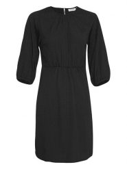 MOSS COPENHAGEN Sukienka "Mistia Bertille" w kolorze czarnym rozmiar: XL. Czarne sukienki damskie MOSS COPENHAGEN, na co dzień, xl, bez wzorów, bez kołnierzyka, bez ramiączek, midi, proste. Za 131.43 zł.